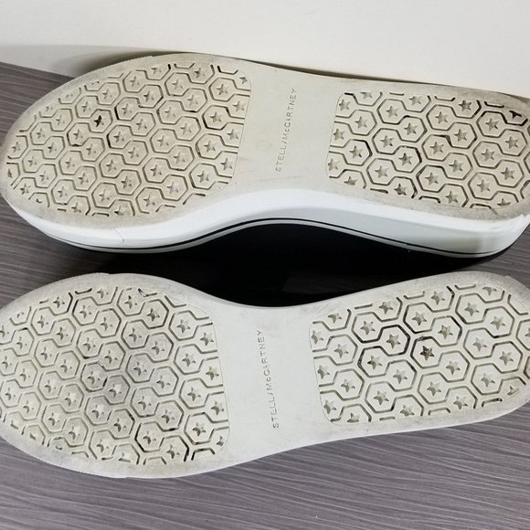 Stella McCartney Binx Stars Slip-On Platform Sneaker,Black, Womens Size 10 / 40 - Picture 9 of 10